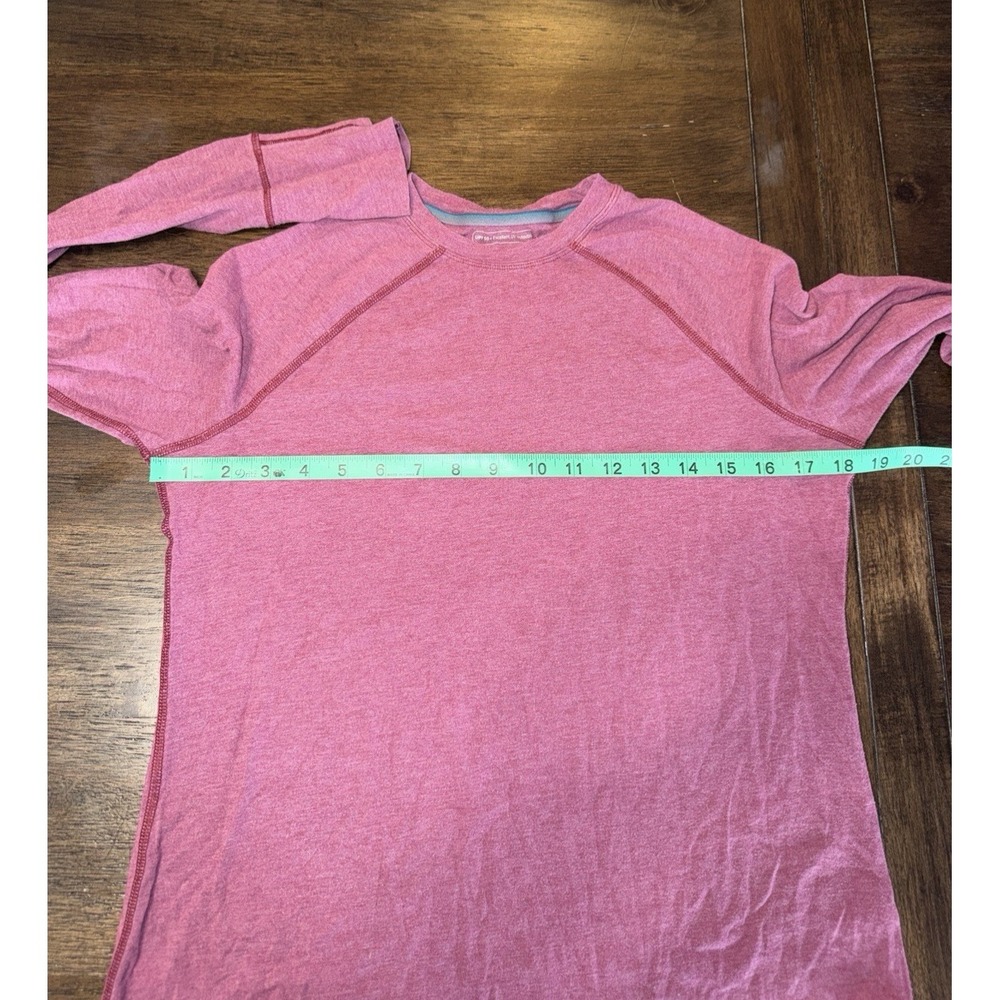Coolibar Lumaleo Everyday L/S T Tee Shirt Top UPF 50+ Crew Pink Women's S 10359 - Picture 7 of 8